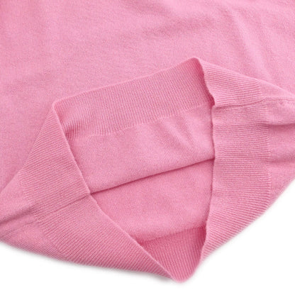 Chanel Ensemble Cardigan Short Sleeve Top Pink #40 #36
