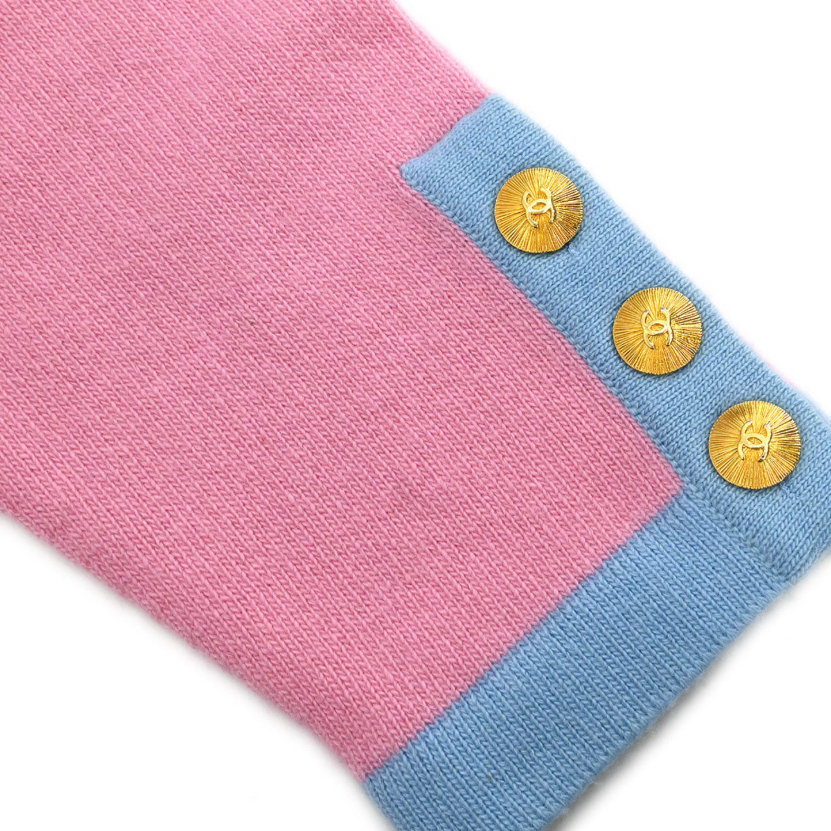 Chanel Ensemble Cardigan Short Sleeve Top Pink #40 #36