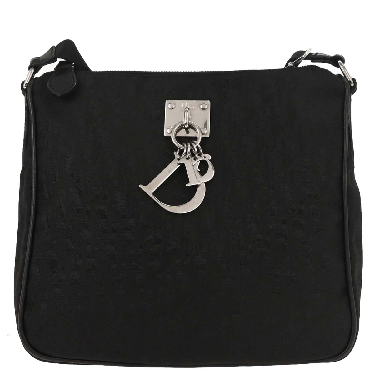 Christian Dior Black Lovely Trotter Shoulder Bag