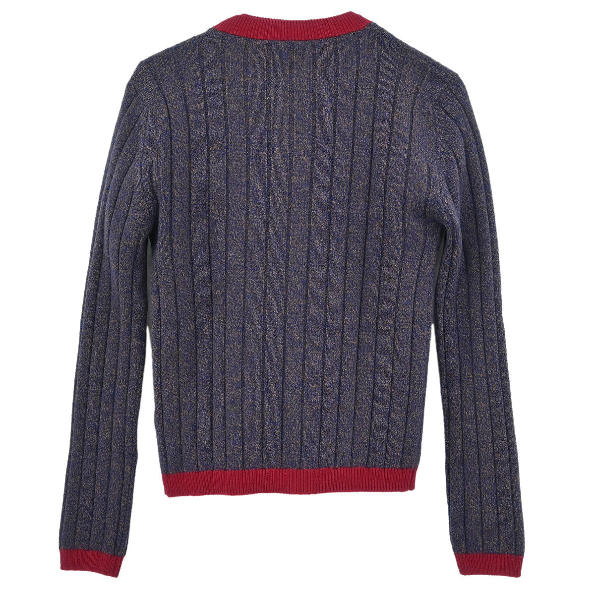 Chanel Ensemble Cardigan Top Navy #36