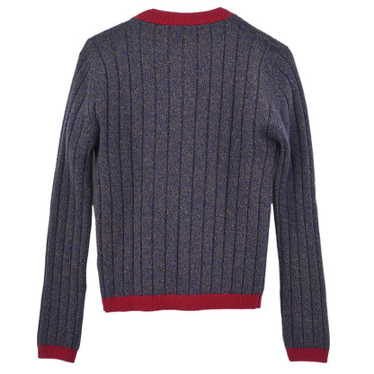 Chanel Ensemble Cardigan Top Navy #36