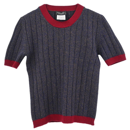 Chanel Ensemble Cardigan Top Navy #36