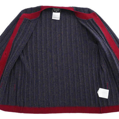 Chanel Ensemble Cardigan Top Navy #36