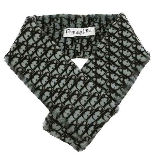Christian Dior * Trotter Faux Fur Shawl Stole