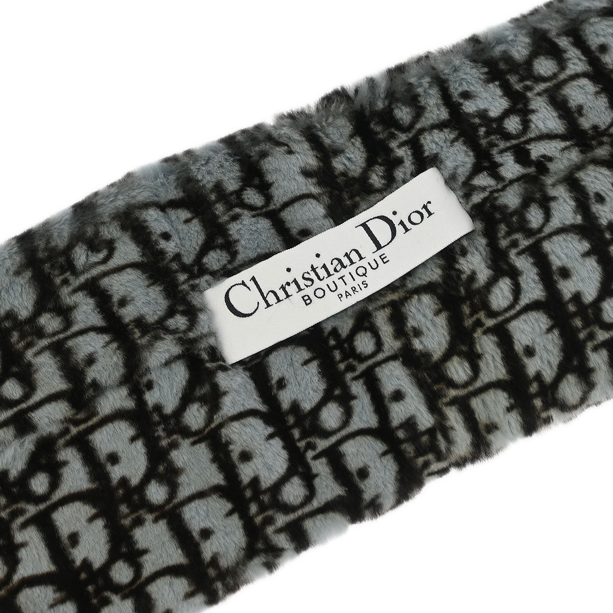 Christian Dior * Trotter Faux Fur Shawl Stole