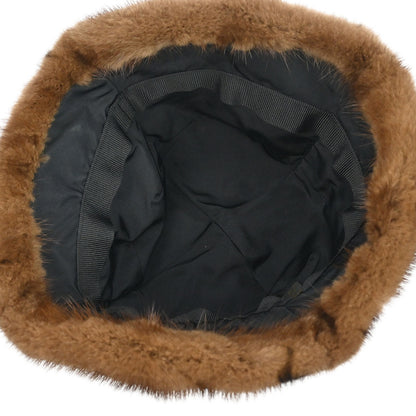 Louis Vuitton * Monogram Mink Vison Hat M74219 #S Small Good