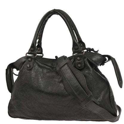 Balenciaga Black The Town 2way Shoulder Handbag