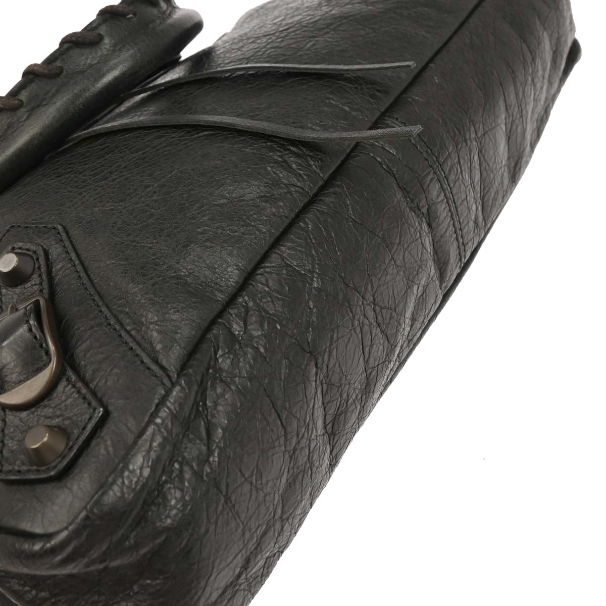 Balenciaga Black The Town 2way Shoulder Handbag