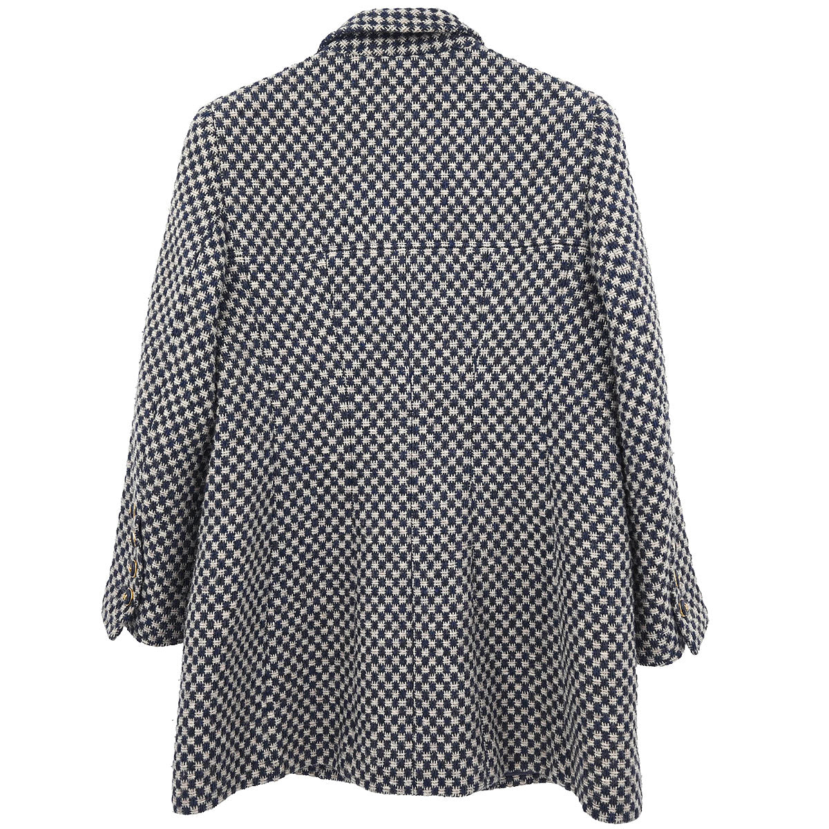 Chanel Single Breasted Jacket Navy #40