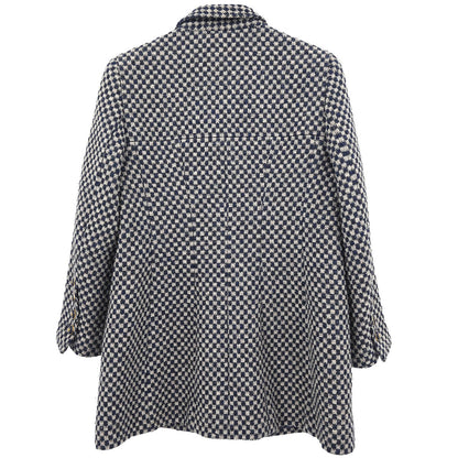 Chanel Single Breasted Jacket Navy #40