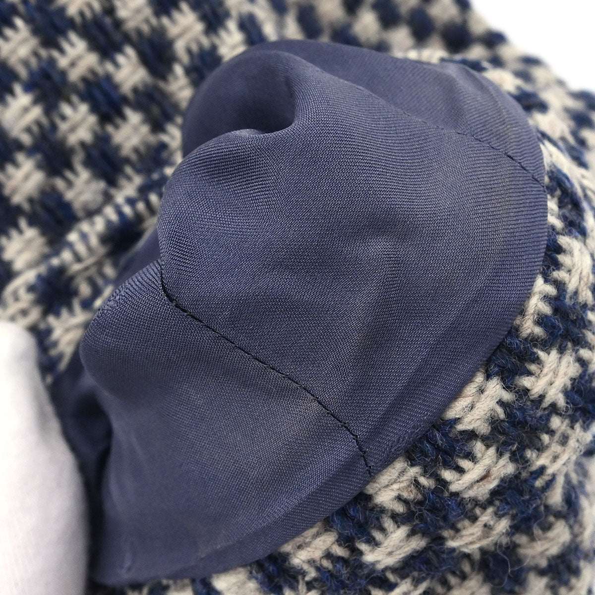 Chanel Single Breasted Jacket Navy #40