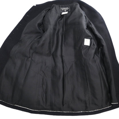 Chanel Setup Suit Jacket Skirt Black #40