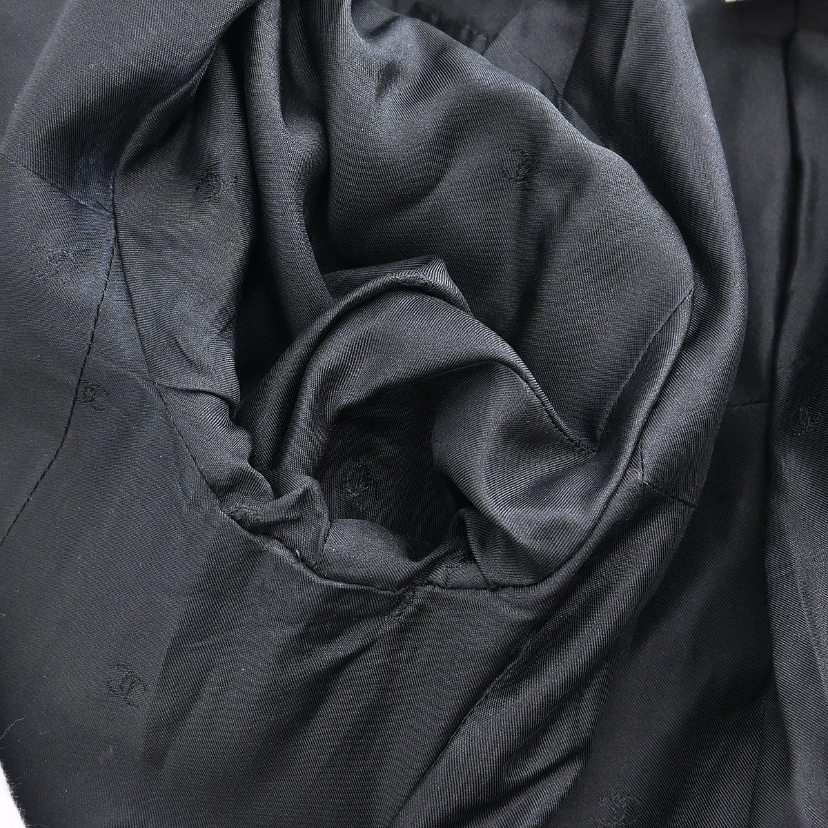 Chanel Setup Suit Jacket Skirt Black #40