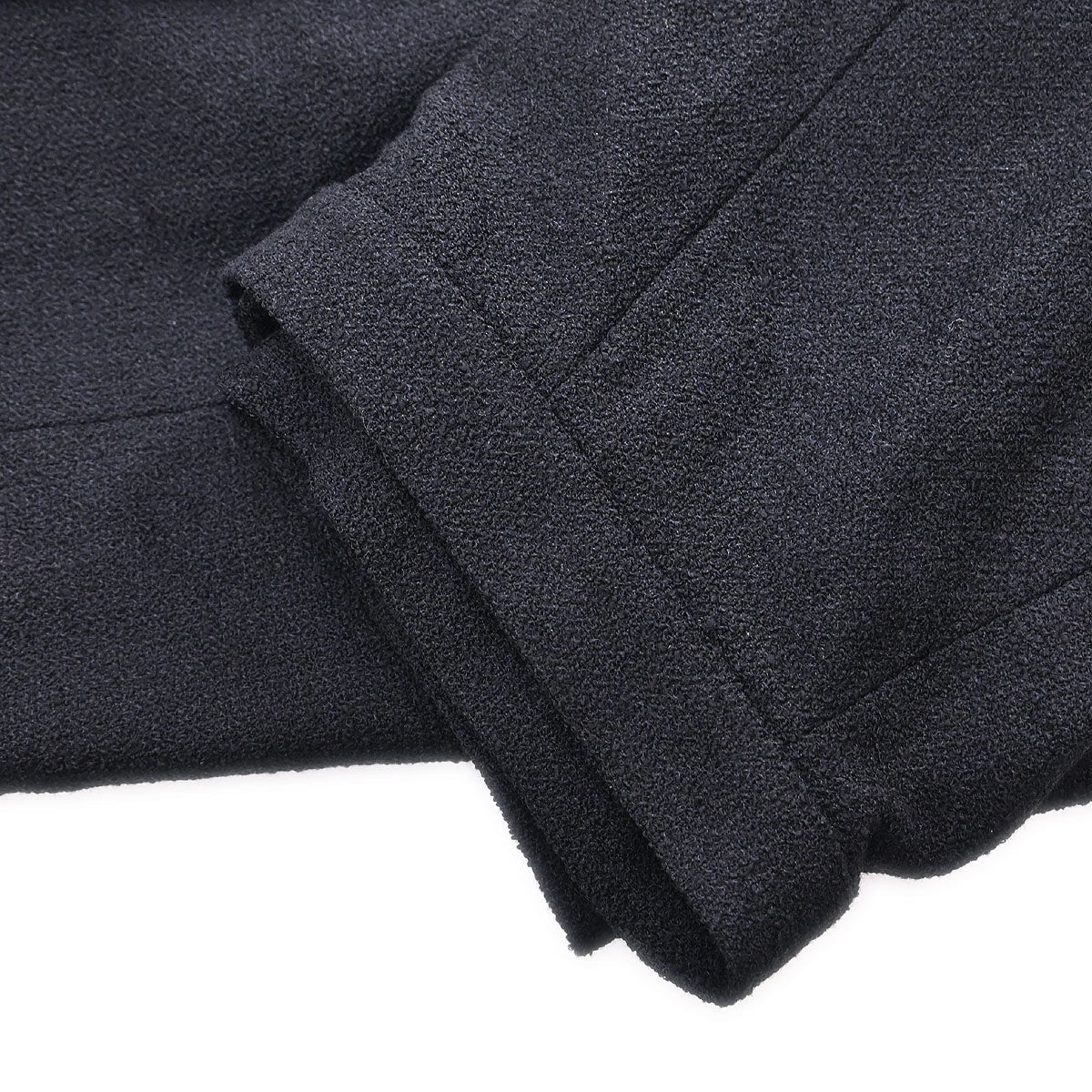 Chanel Setup Suit Jacket Skirt Black #40