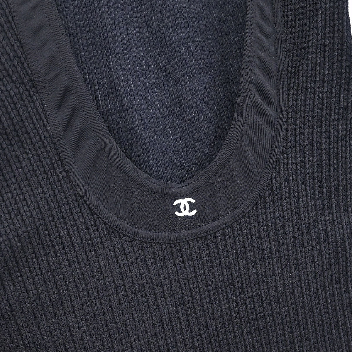 Chanel Swimwear Swimsuit Black #38