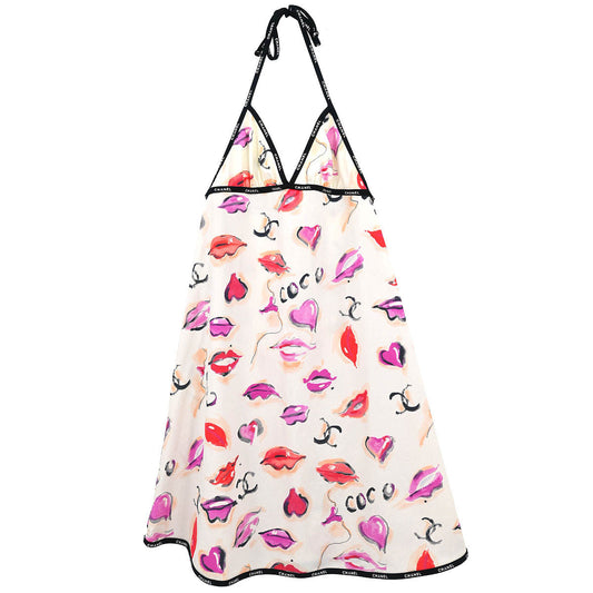 Chanel Swimwear Swimsuit Camisole Dress White #34