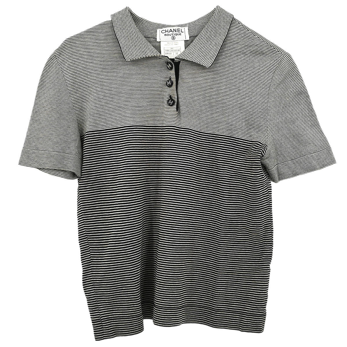 Chanel Short Sleeve Top Black #34