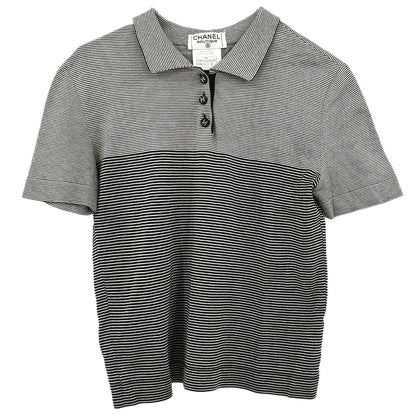 Chanel Short Sleeve Top Black #34