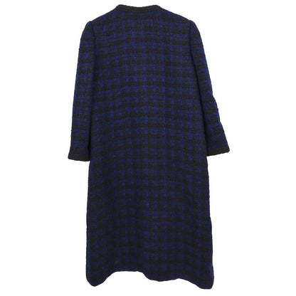 Chanel Single Breasted Jacket Navy #38
