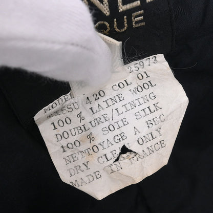 Chanel Single Breasted Jacket Navy #38