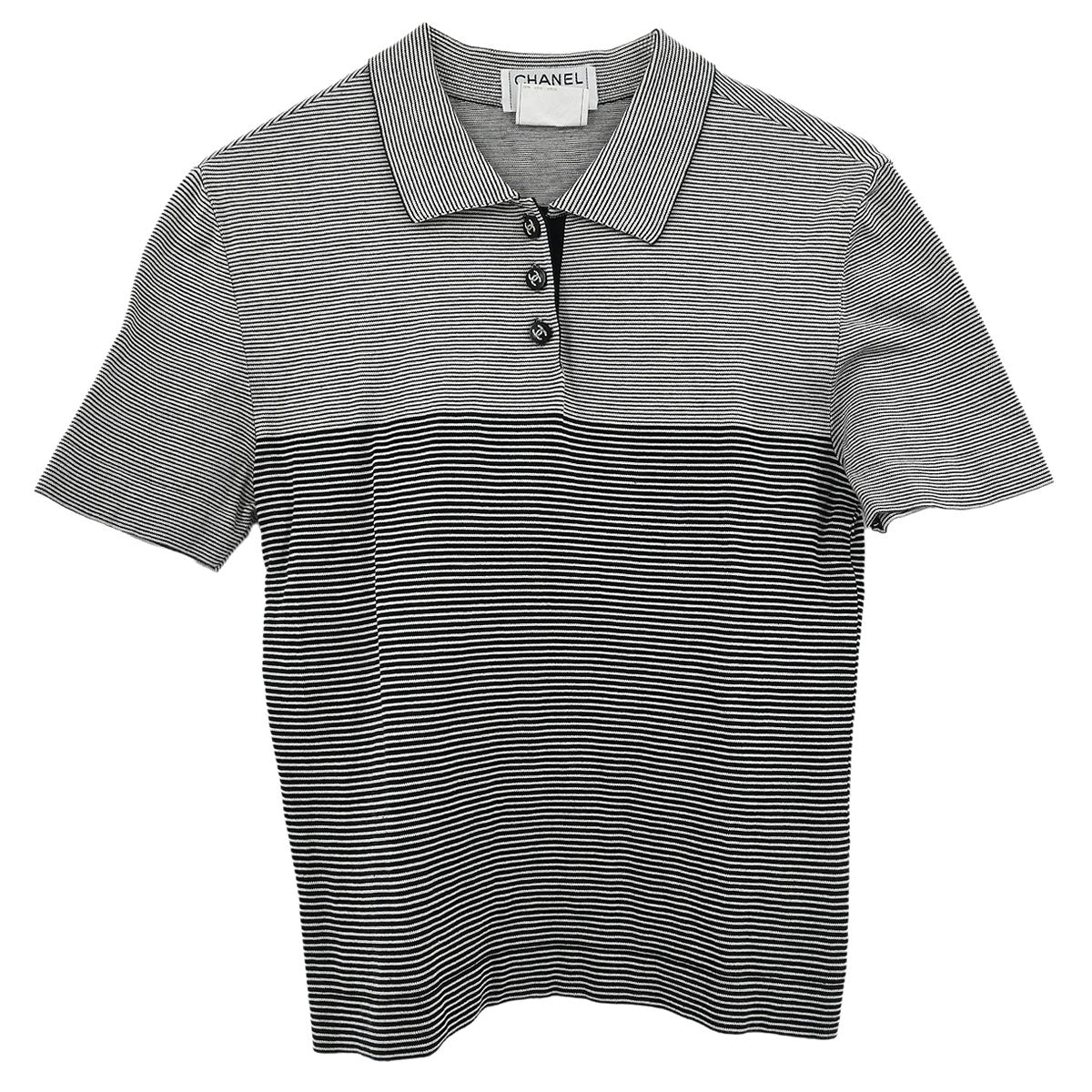 Chanel Short Sleeve Top Black #38