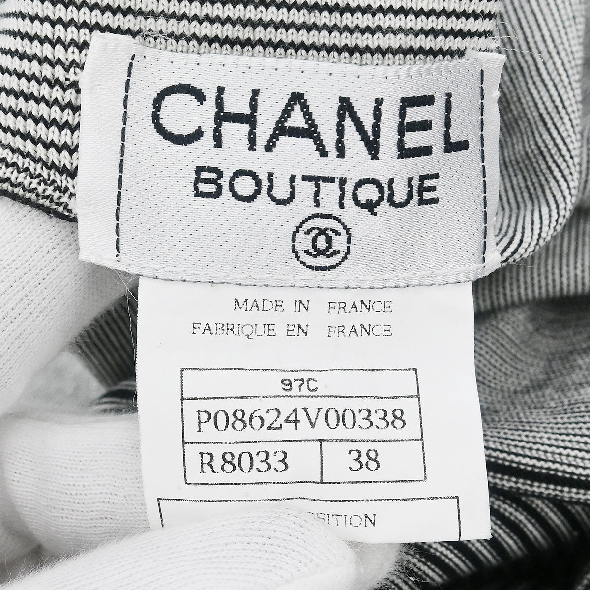 Chanel Short Sleeve Top Black #38