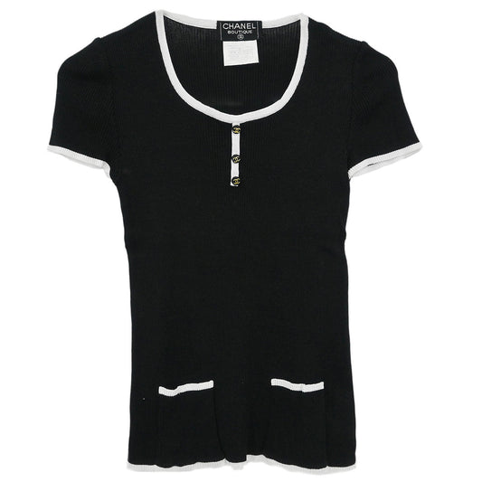 Chanel Short Sleeve Top Black #36
