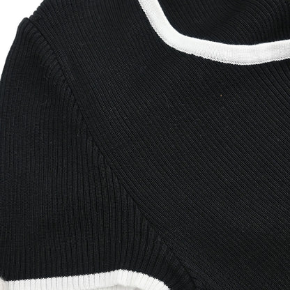 Chanel Short Sleeve Top Black #36