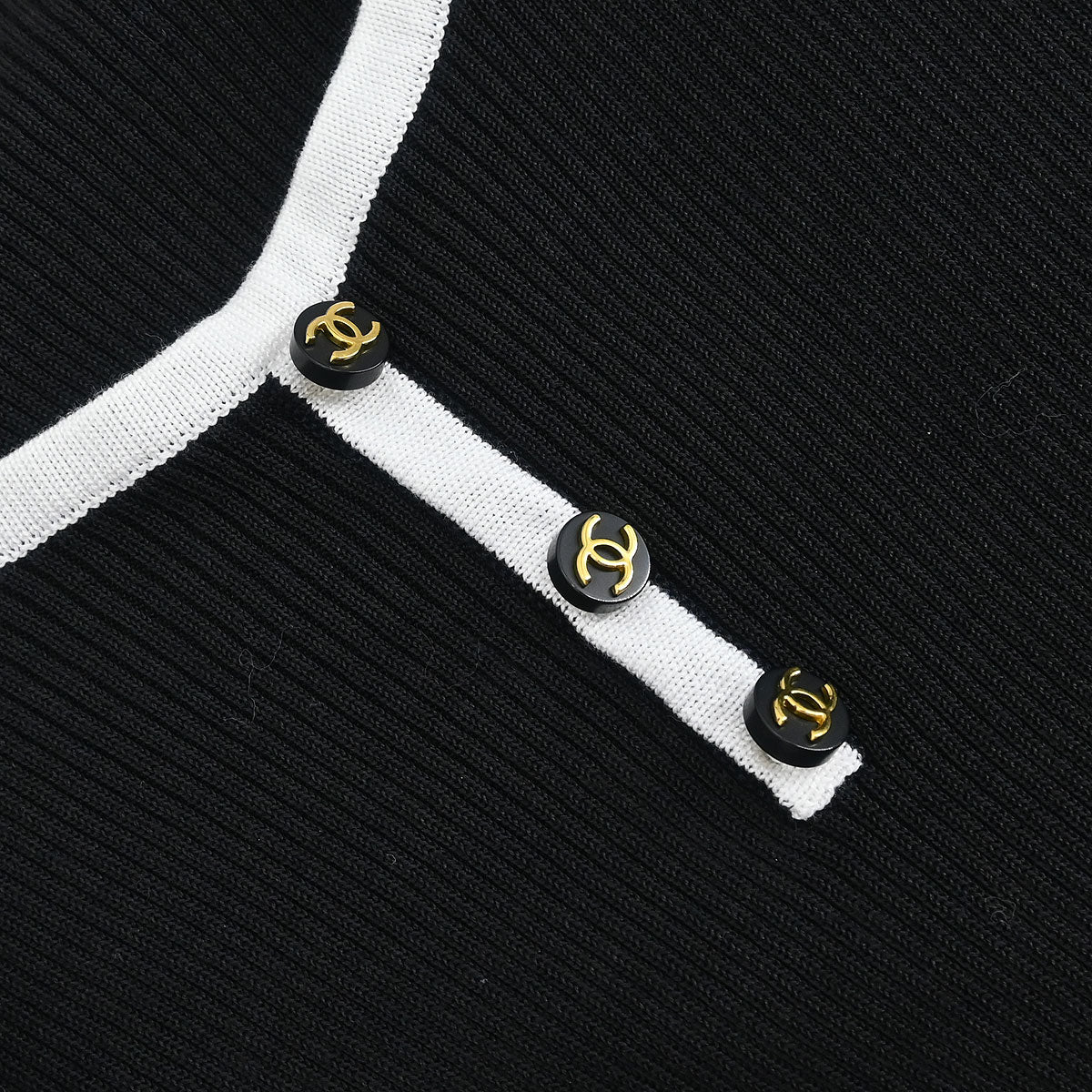 Chanel Short Sleeve Top Black #36