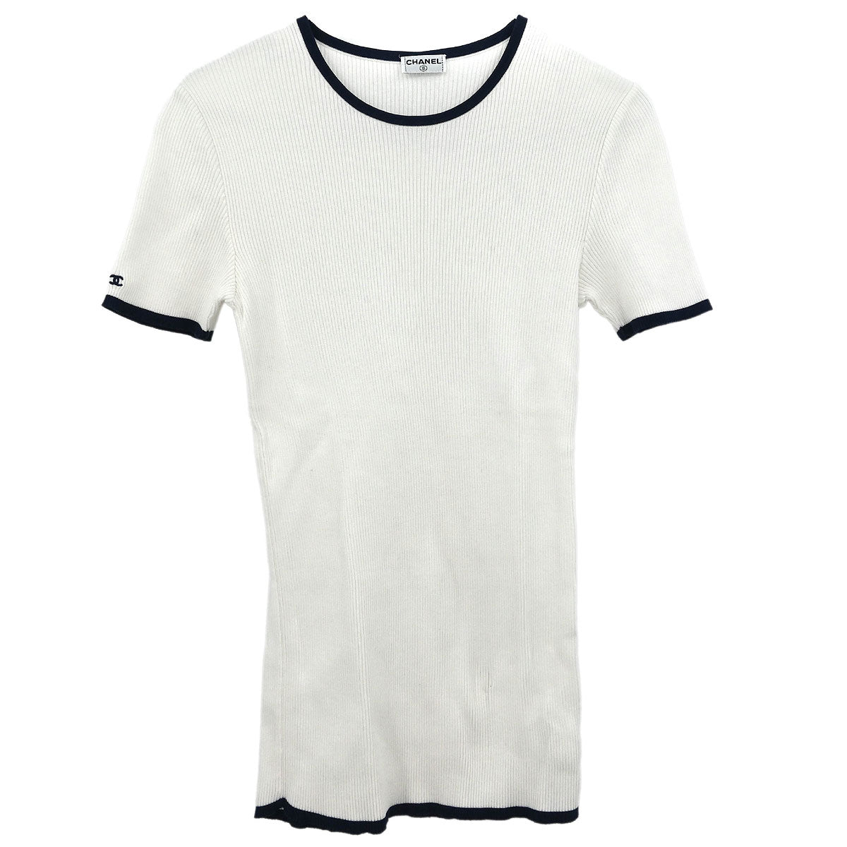 Chanel Short Sleeve Top White #42