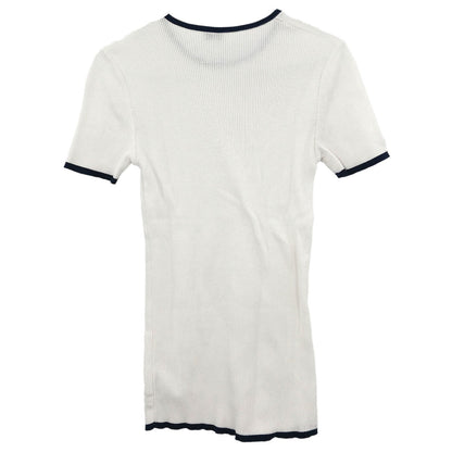 Chanel Short Sleeve Top White #42