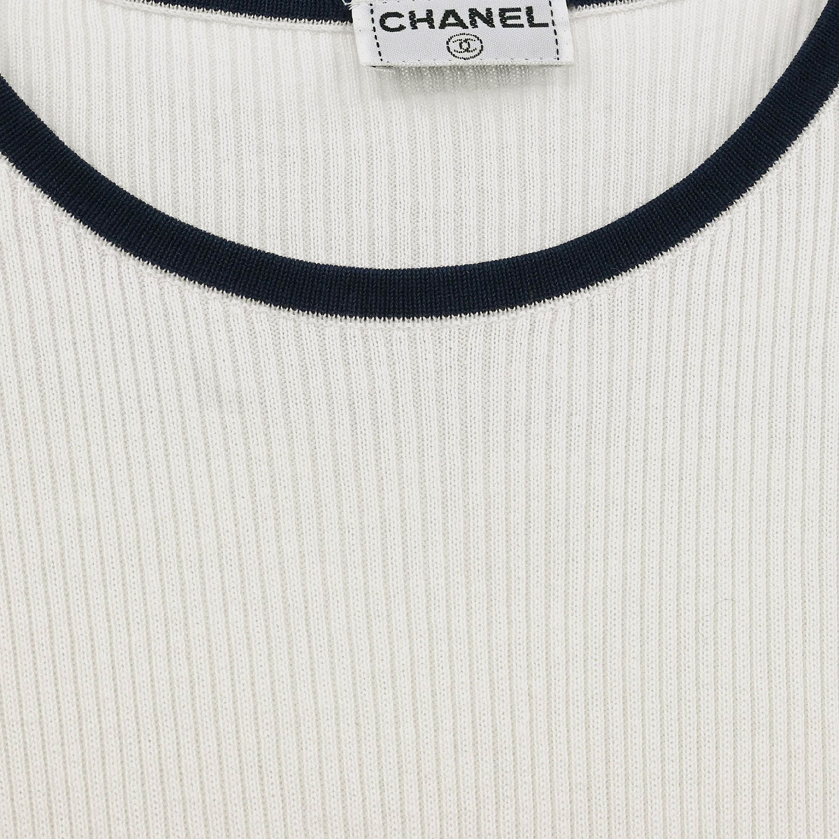 Chanel Short Sleeve Top White #42