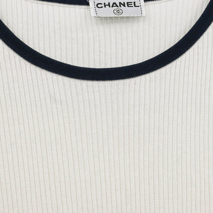 Chanel Short Sleeve Top White #42