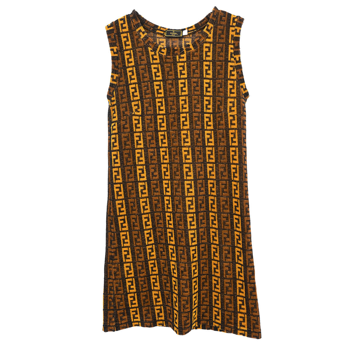 Fendi Sleeveless Dress Black #44