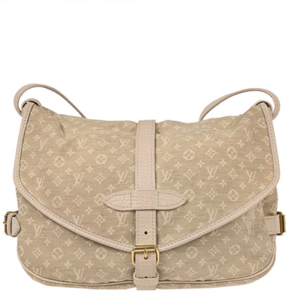 Louis Vuitton 2007 Monogram Mini Lin Saumur 30 Shoulder Bag M95314