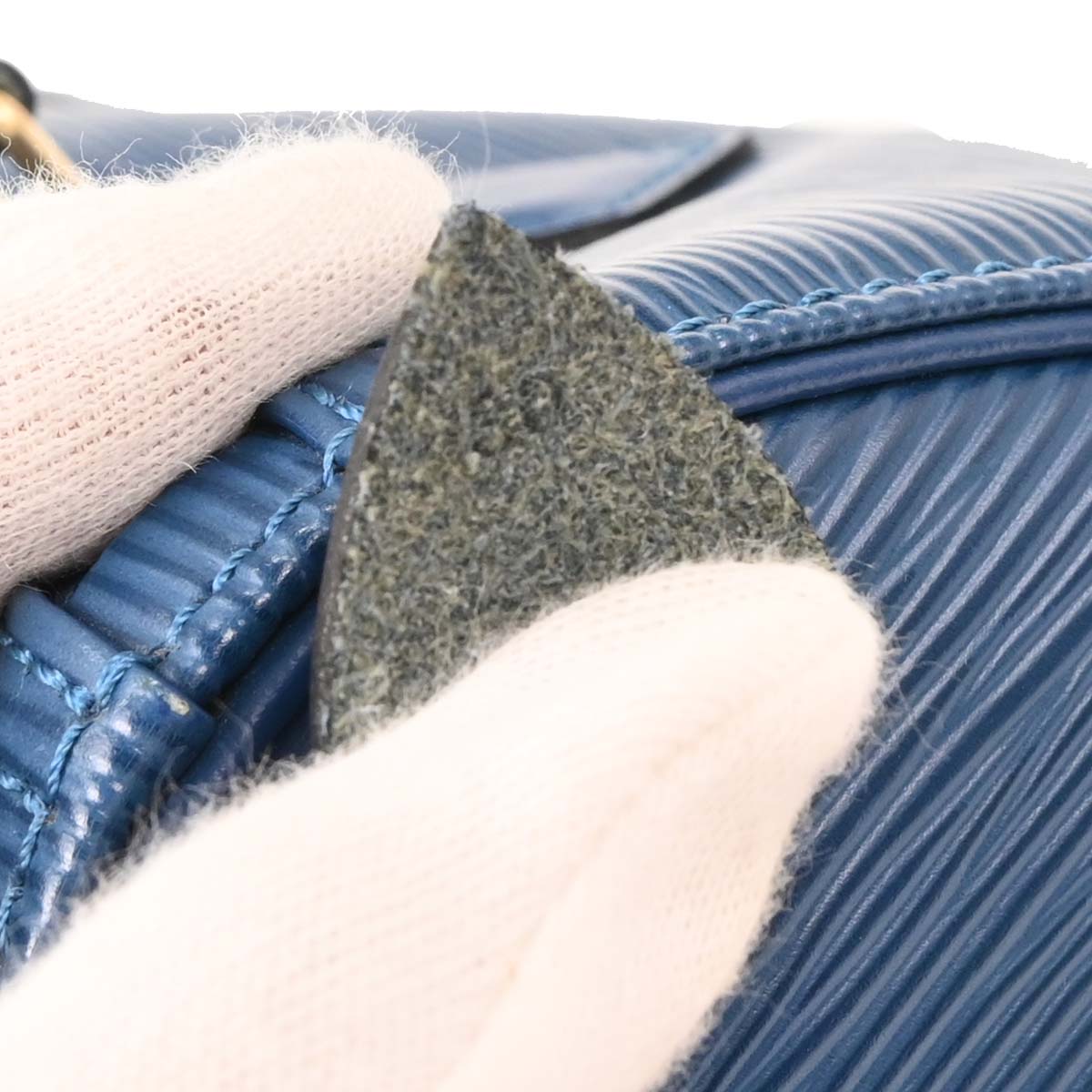 Louis Vuitton Blue Epi Speedy 30 Handbag M43005