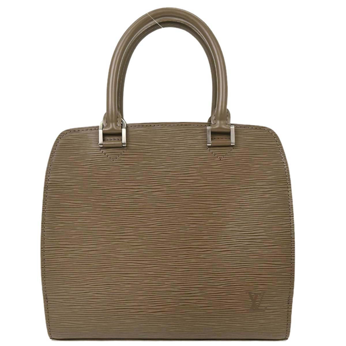 Louis Vuitton Brown Epi Pont Neuf Handbag M5205C