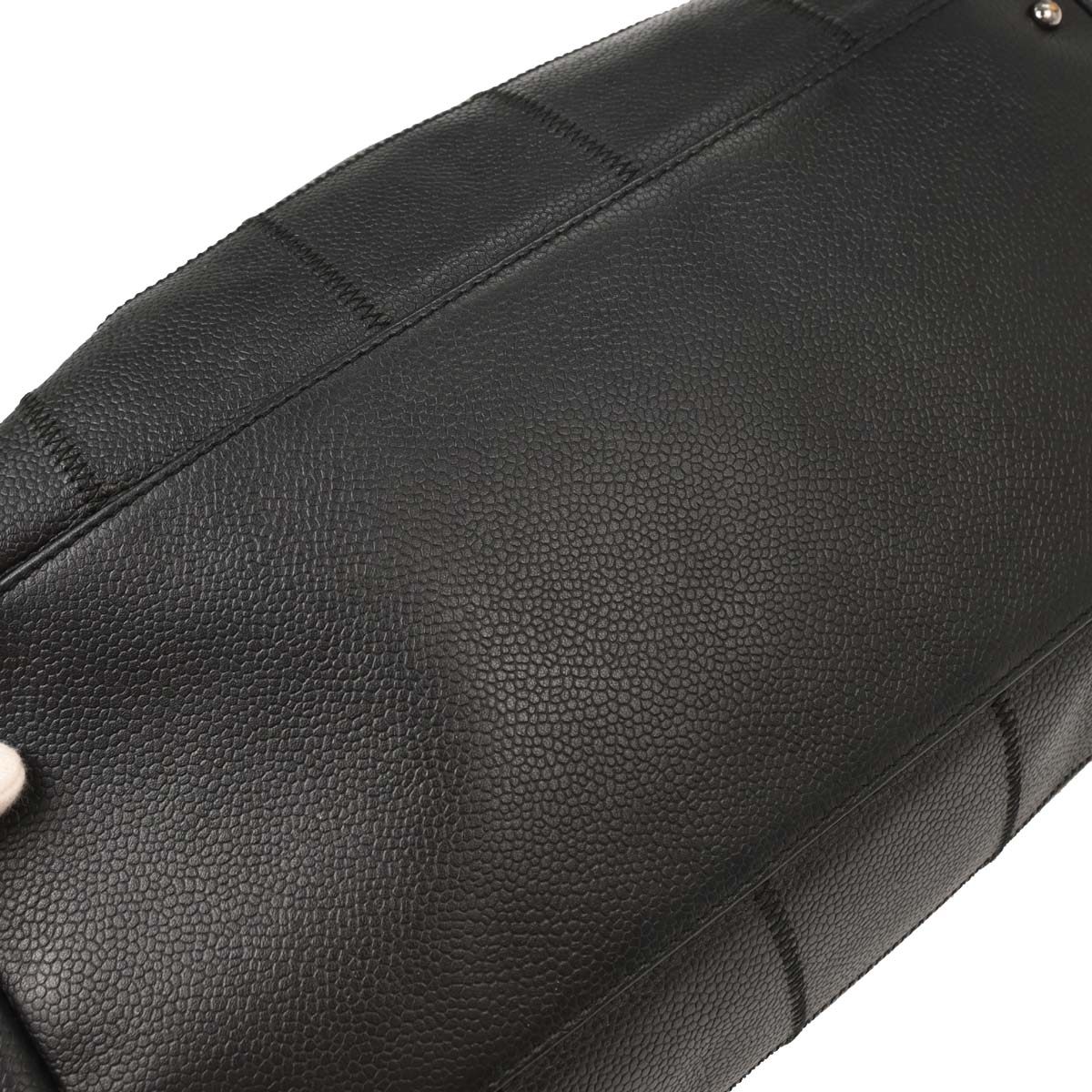 Chanel 2005-2006 Black Caviar Choco Bar Handbag