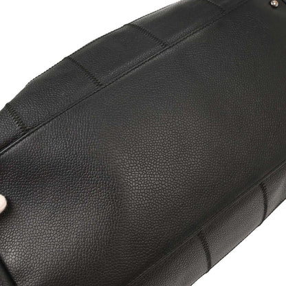 Chanel 2005-2006 Black Caviar Choco Bar Handbag
