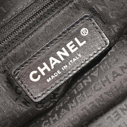 Chanel 2005-2006 Black Caviar Choco Bar Handbag