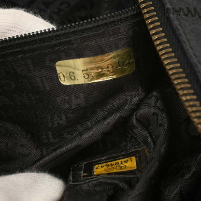 Chanel 2005-2006 Black Caviar Choco Bar Handbag