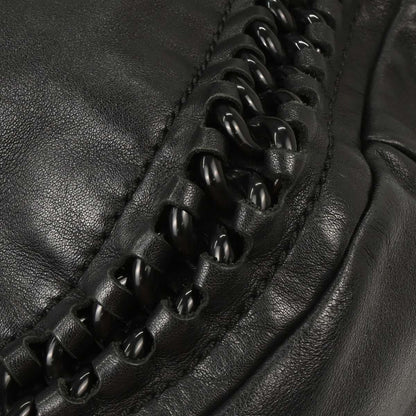 Chanel 1991-1994 Black Calfskin Luxury Line Bowling Bag