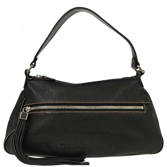 Chanel 2003-2004 Black Calfskin Handbag