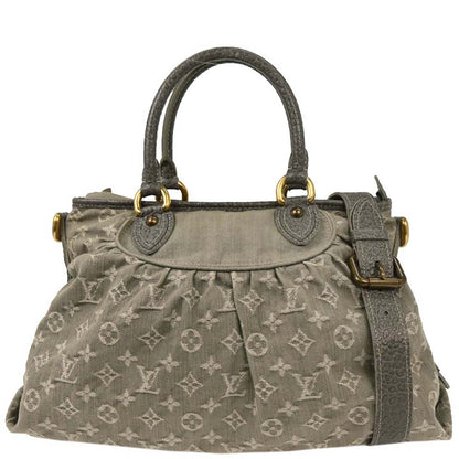 Louis Vuitton Monogram Denim Neo Cabby MM Tote Handbag M95837