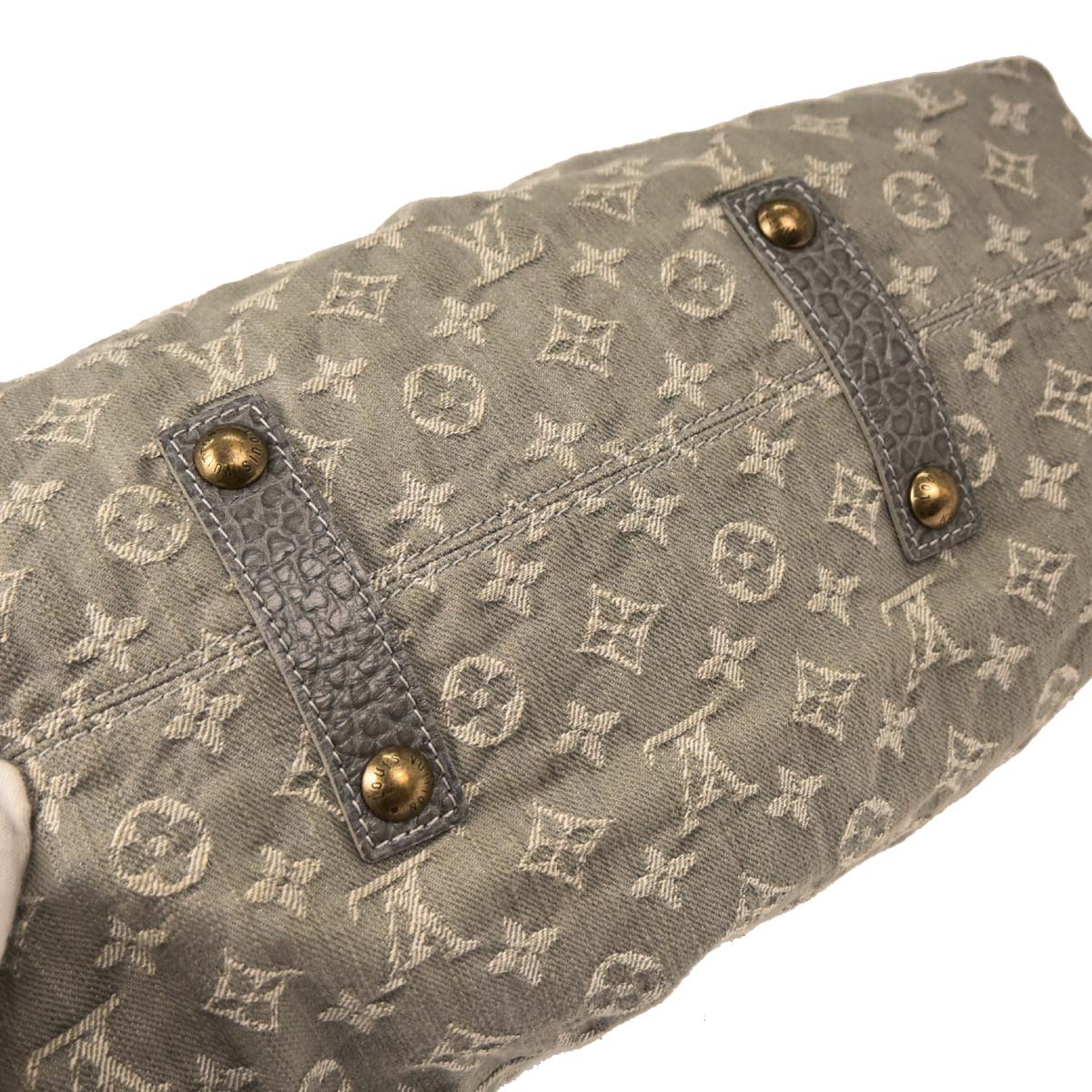 Louis Vuitton Monogram Denim Neo Cabby MM Tote Handbag M95837
