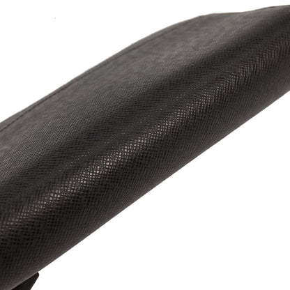 Louis Vuitton Black Taiga Baikal Clutch Handbag M30182