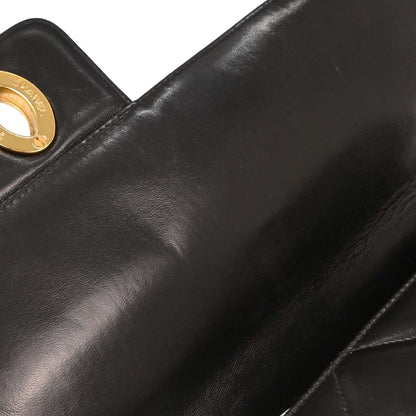 Chanel Black Lambskin Briefcase Handbag