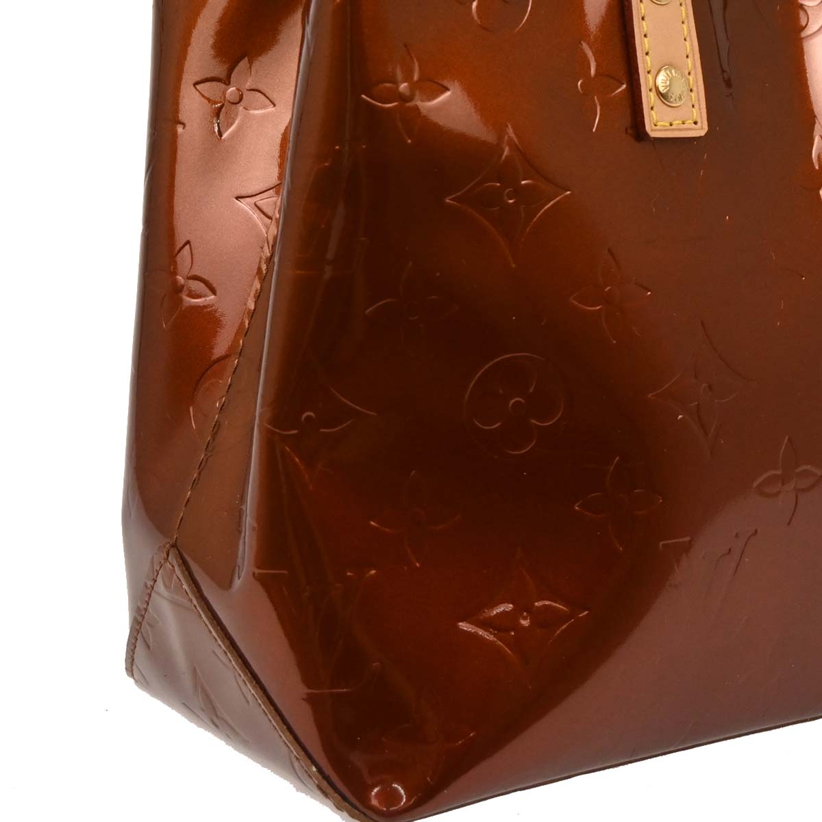 Louis Vuitton Bronze Vernis Reade PM Tote Handbag M91146