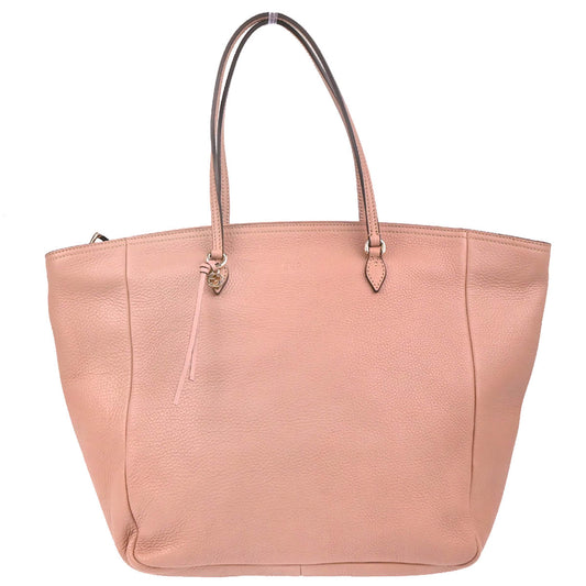 Gucci Pink Leather Tote Handbag