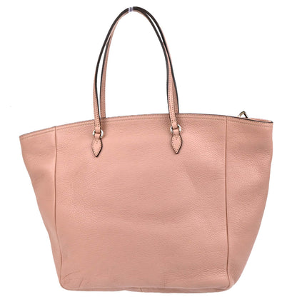 Gucci Pink Leather Tote Handbag
